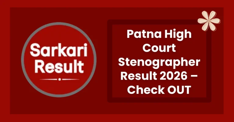 Patna High Court Stenographer