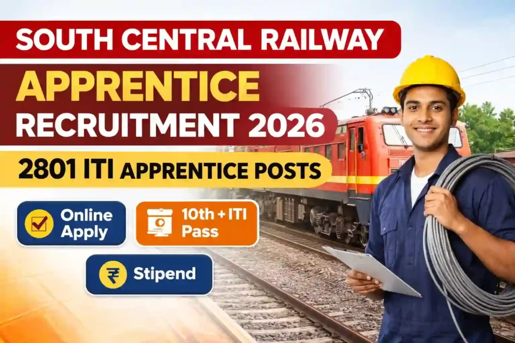 South Central Railway Apprentice Recruitment