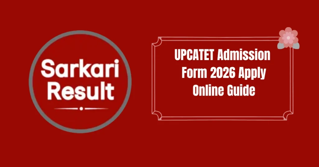 UPCATET Admission Form 2026 Apply Online Guide