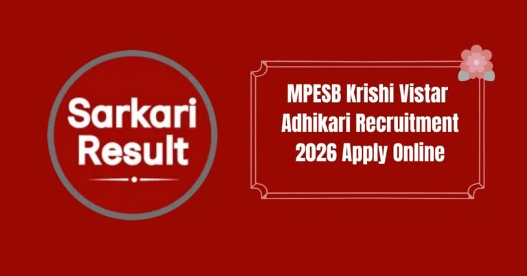 MPESB Krishi Vistar Adhikari