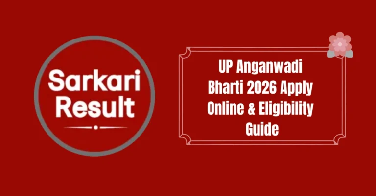 UP Anganwadi Bharti 2026
