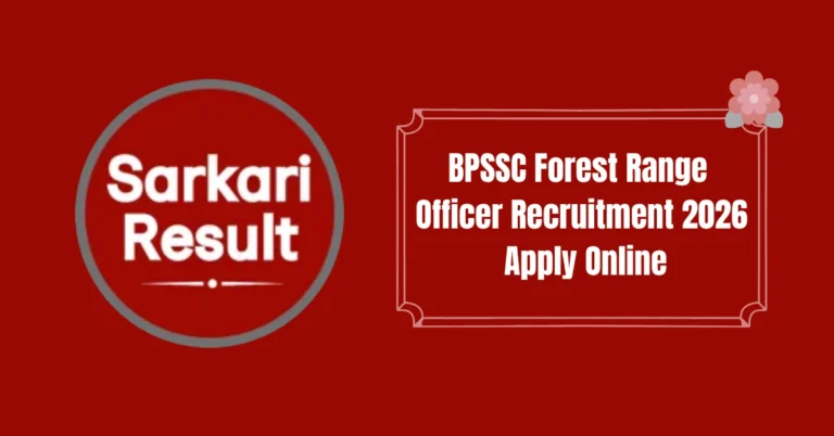 BPSSC Forest Range Officer