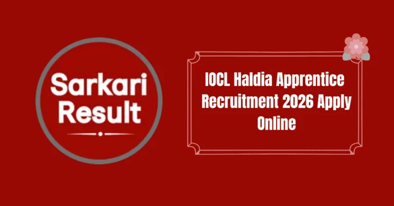 IOCL Haldia Apprentice