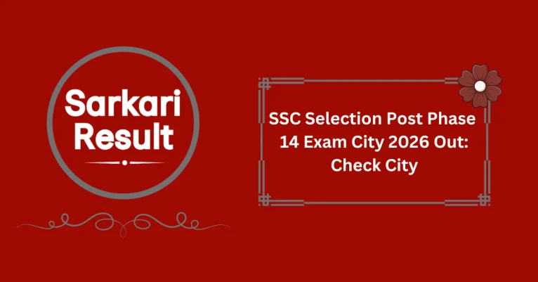 SSC Selection Post Phase 14